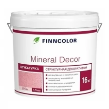 Штукатурка структурная шуба 1,5 мм KTA Mineral Decor TIKKURILA 25 кг белый