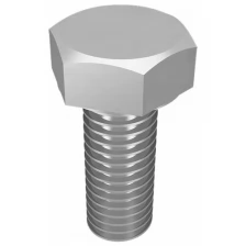 Болт с шестигранной головкой М8х30 DIN 933 BT8-30 сталь (уп.60шт) КМ LO0829
