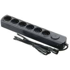 Сетевой фильтр Ippon BK-112 6 Sockets 1.8m Black