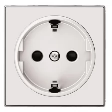 Накладка ABB 2CLA858800A1101 для розетки SCHUKO, альпийский белый