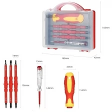 Набор диэлектрических отверток с индикатором 5 предметов