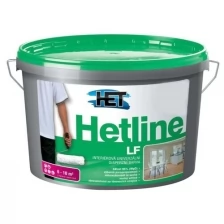 Краска акриловая HET Hetline LF, база А, матовая, белый, 3 л