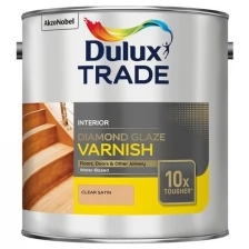 Паркетный лак повышенной стойкости DULUX Diamond Glaze полуматовый 2,5 л.