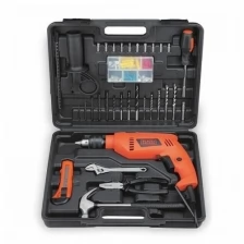 Набор инструментов с ударной дрелью Xiaomi Black & Decker Impact Drill Integrated Set 204694 Черный