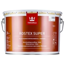 Грунт по металлу TIKKURILA Rostex Super матовый светло-серый 3 л.