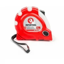 Intertool Рулетка с фиксатором 5м*25мм Супер Магнит blister MT-0306 .