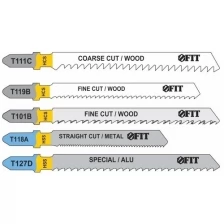 Набор полотен для электролобзика 5шт FIT 41008