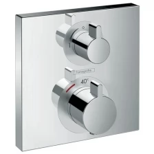 Hansgrohe Смеситель для душа Hansgrohe Ecostat Square 15712000 с термостатом Хром