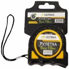 Рулетка Ultima, 3 м х 16 мм, обрезиненный корпус 131005