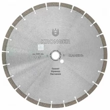 Диск алмазный сегментный по камню (350x25.4 мм) Kronger S200350