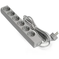 Сетевой фильтр ExeGate 6 Sockets 1.8m ECE-6-1.8G Grey 285829